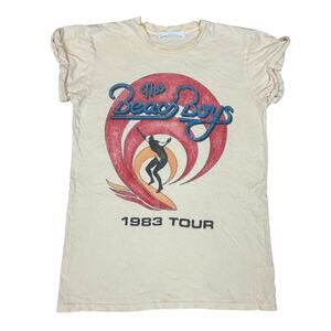 Daydreamer Free People The Beach Boys 1983 Tour Retro Tee Women's XS